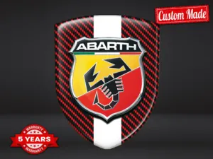 Fiat Abarth Autoemblem Hochwertig Professionell Anpassbar